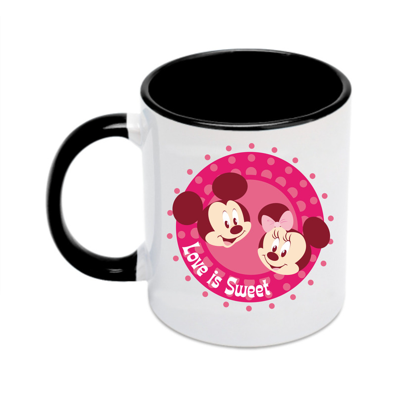（画像用） ミッキーマウス Mickey Mouse カラーマグカップ
