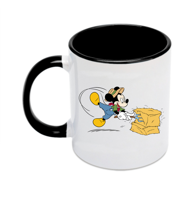 （画像用） ミッキーマウス Mickey Mouse カラーマグカップ