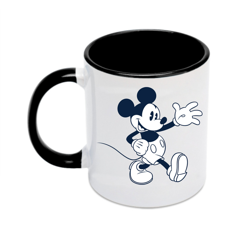 （画像用） ミッキーマウス Mickey Mouse カラーマグカップ