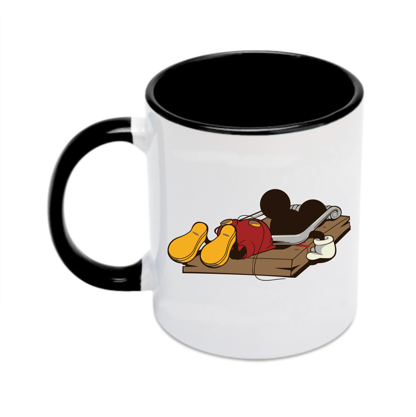 （画像用） ミッキーマウス Mickey Mouse カラーマグカップ
