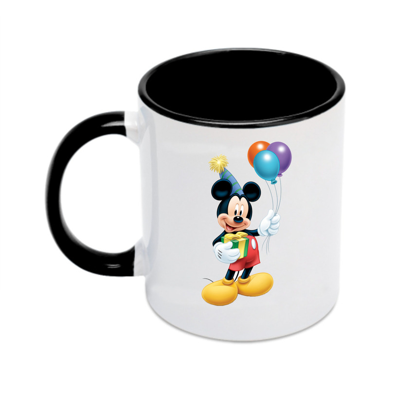 （画像用） ミッキーマウス Mickey Mouse カラーマグカップ