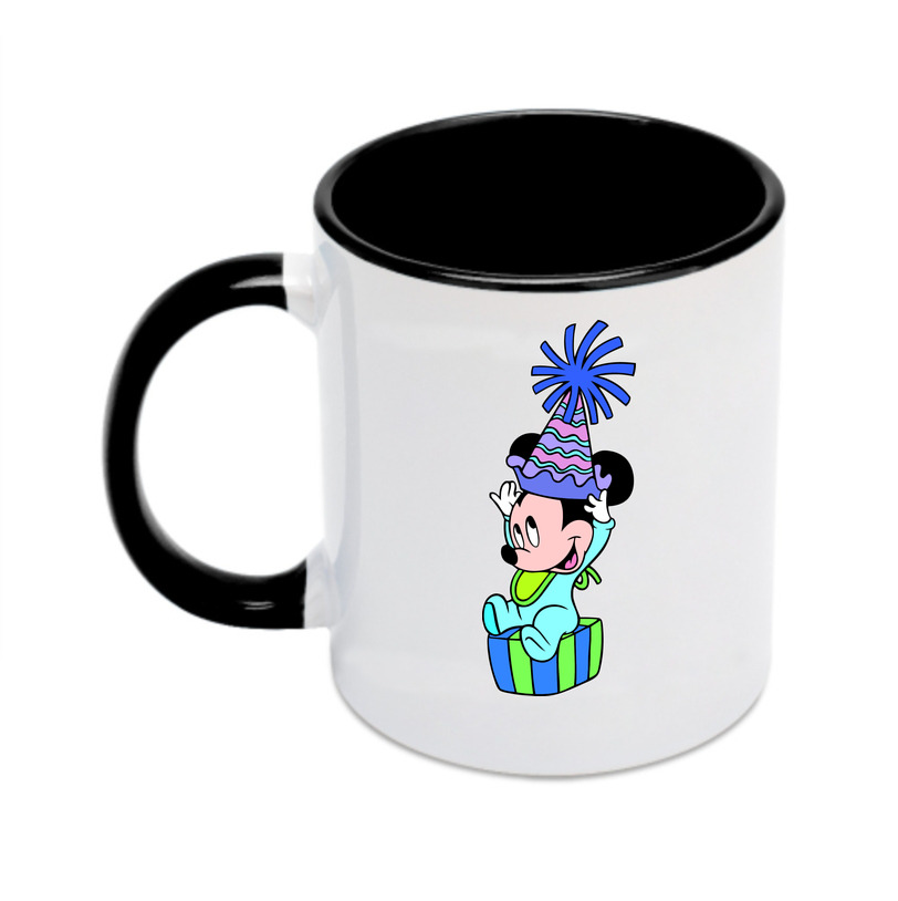 ミッキーマウス Mickey Mouse カラーマグカップ