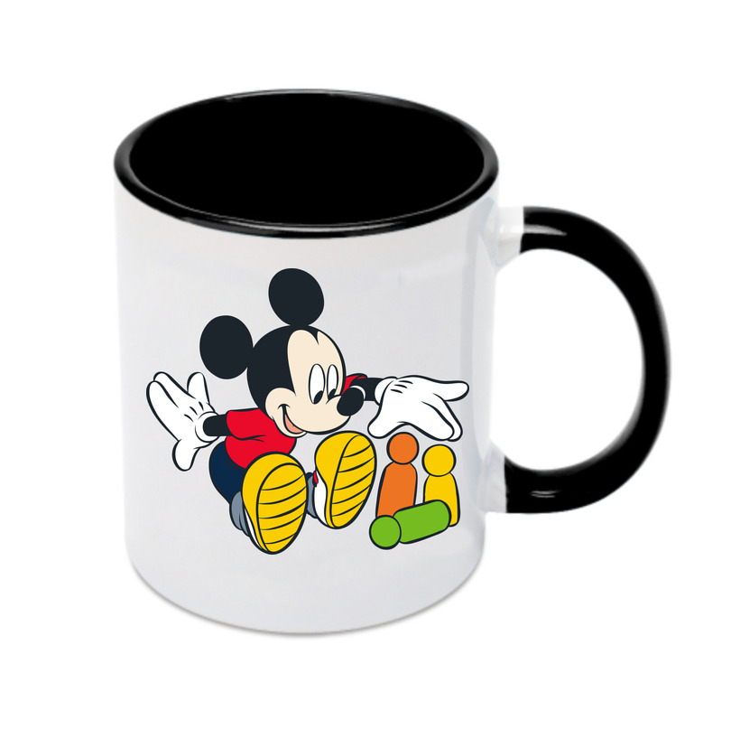 （画像用） ミッキーマウス Mickey Mouse カラーマグカップ
