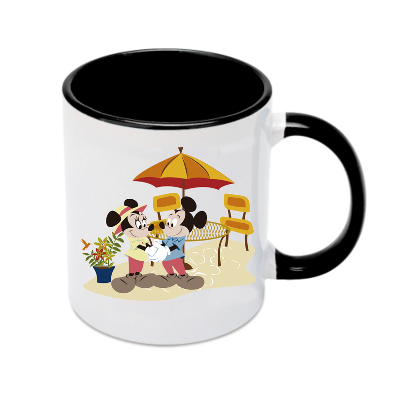 （画像用） ミッキーマウス Mickey Mouse カラーマグカップ