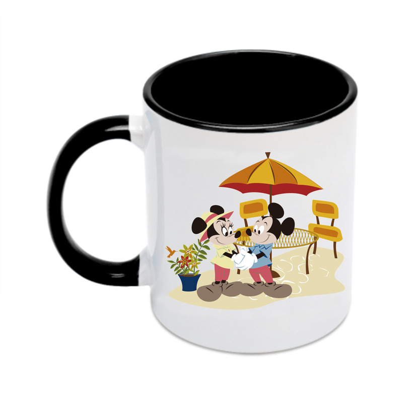 （画像用） ミッキーマウス Mickey Mouse カラーマグカップ