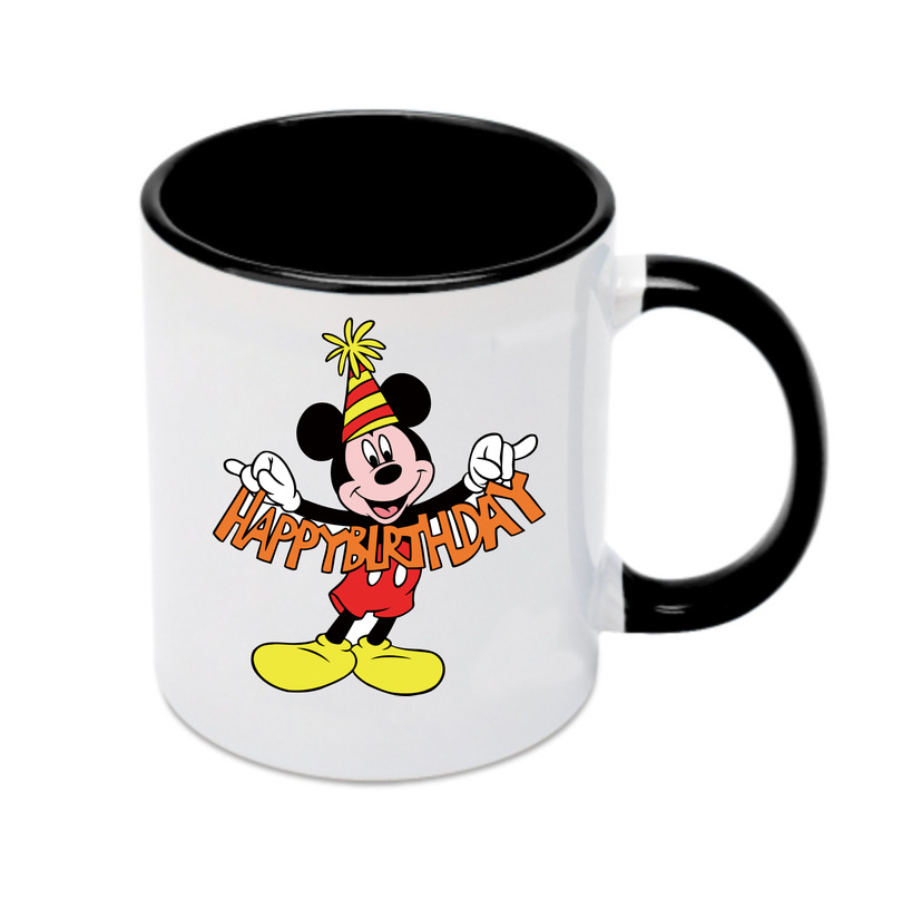 （画像用） ミッキーマウス Mickey Mouse カラーマグカップ