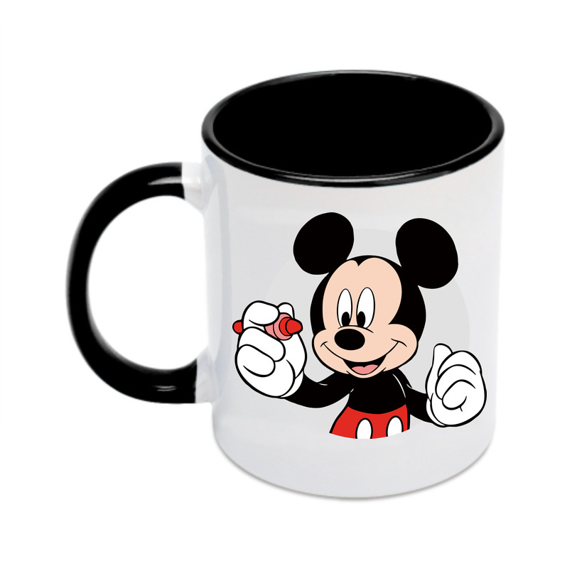 （画像用） ミッキーマウス Mickey Mouse カラーマグカップ