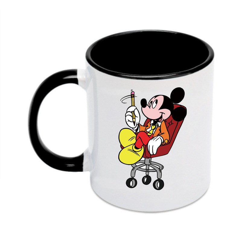 （画像用） ミッキーマウス Mickey Mouse カラーマグカップ