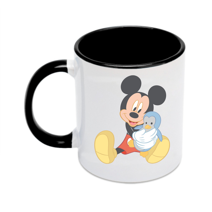 （画像用） ミッキーマウス Mickey Mouse カラーマグカップ