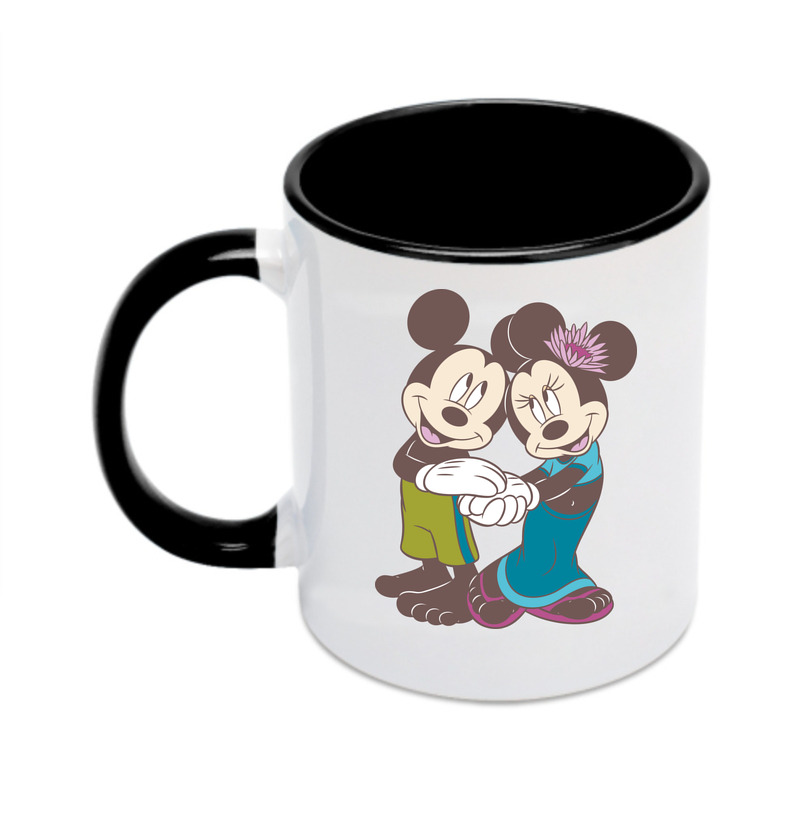 （画像用） ミッキーマウス Mickey Mouse カラーマグカップ