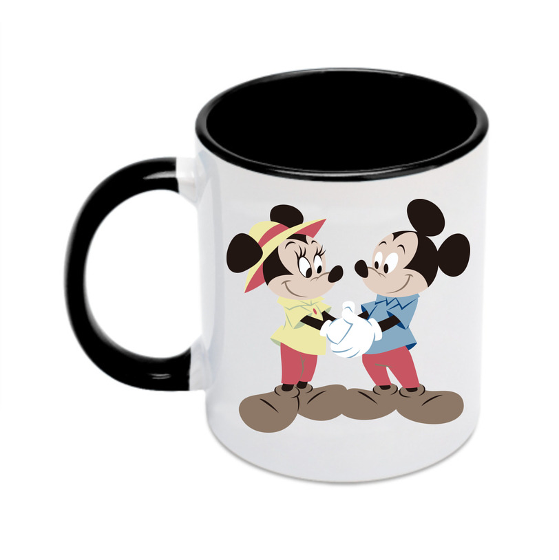 （画像用） ミッキーマウス Mickey Mouse カラーマグカップ