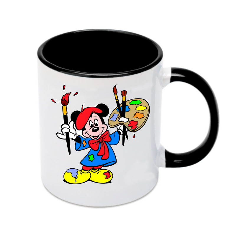 （画像用） ミッキーマウス Mickey Mouse カラーマグカップ