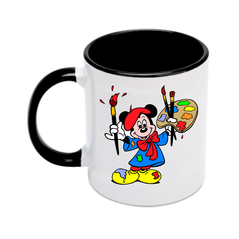 （画像用） ミッキーマウス Mickey Mouse カラーマグカップ