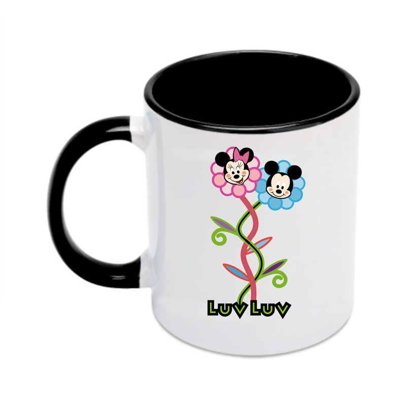 （画像用） ミッキーマウス Mickey Mouse カラーマグカップ