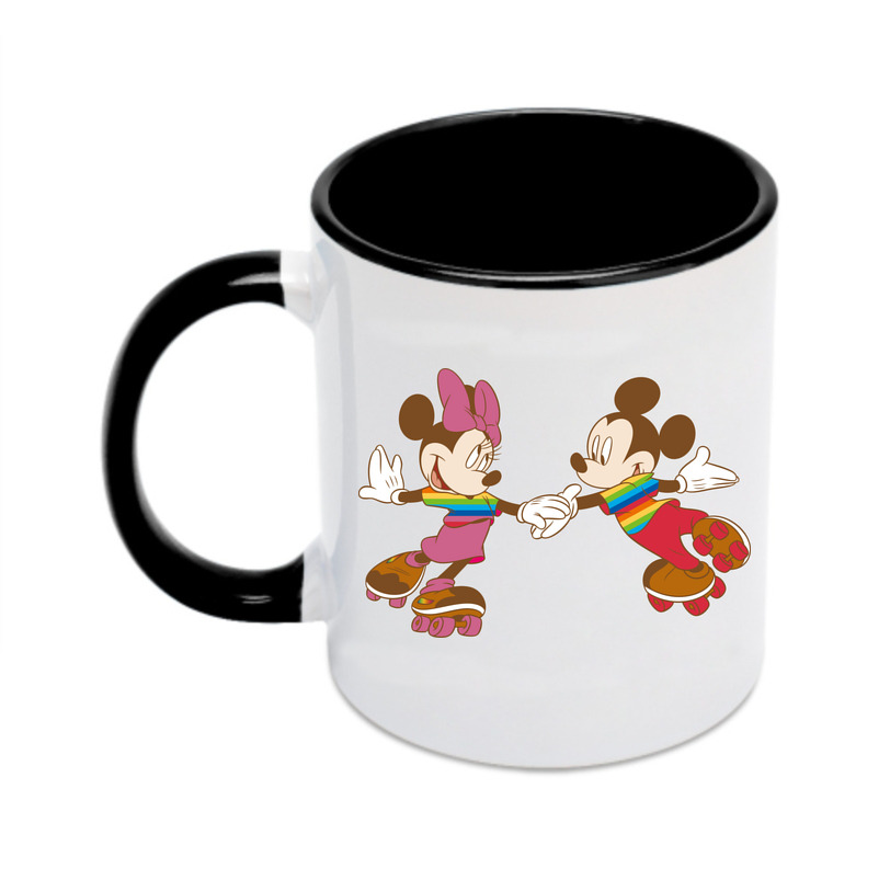 （画像用） ミッキーマウス Mickey Mouse カラーマグカップ