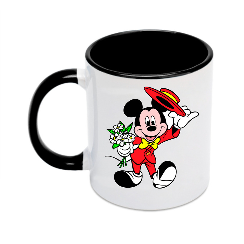 （画像用） ミッキーマウス Mickey Mouse カラーマグカップ