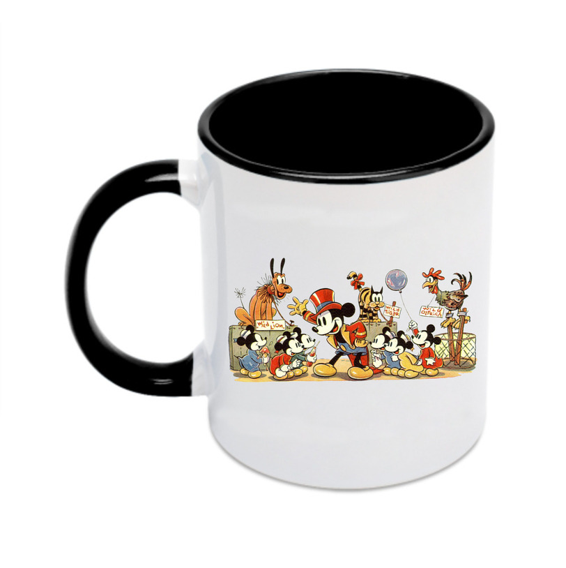 （画像用） ミッキーマウス Mickey Mouse カラーマグカップ