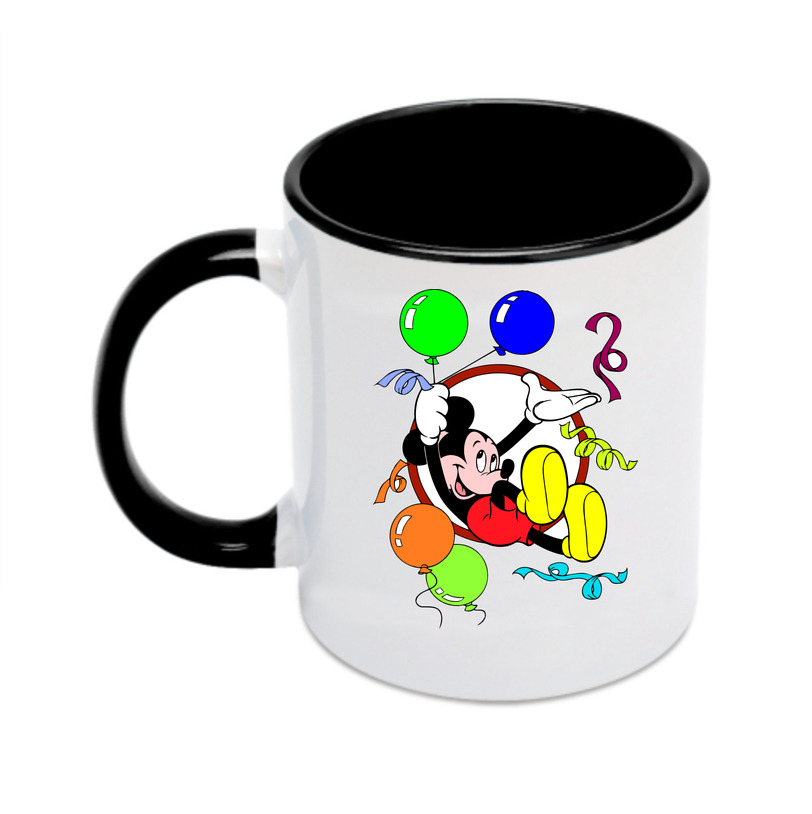 （画像用） ミッキーマウス Mickey Mouse カラーマグカップ