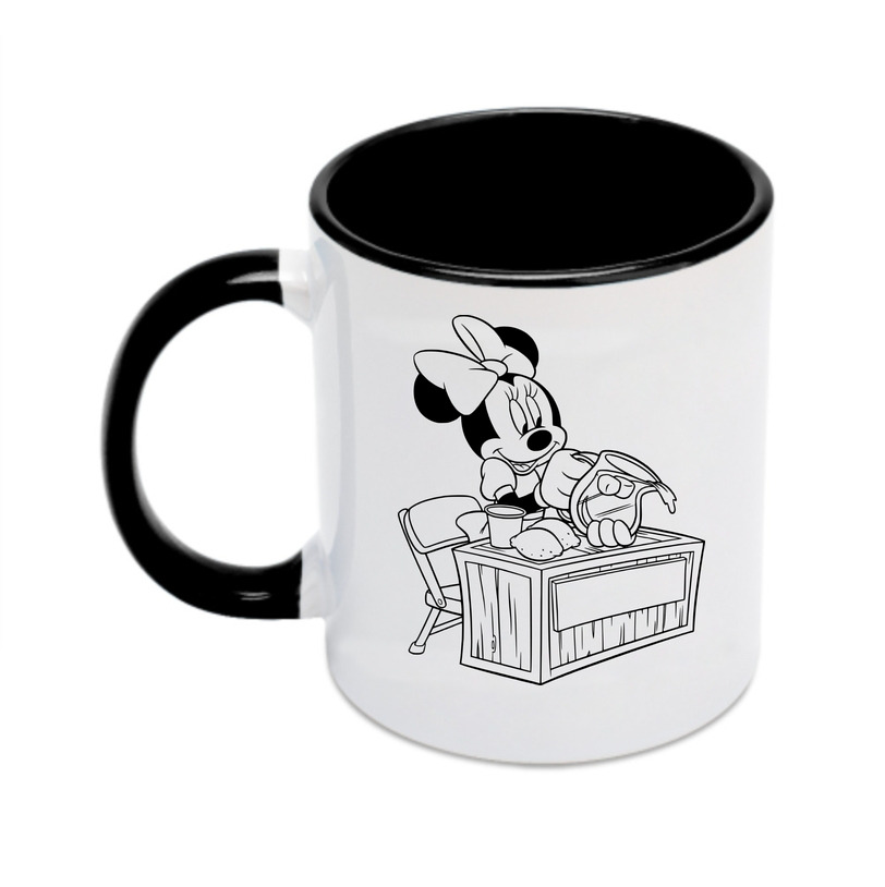 （画像用） ミッキーマウス Mickey Mouse カラーマグカップ