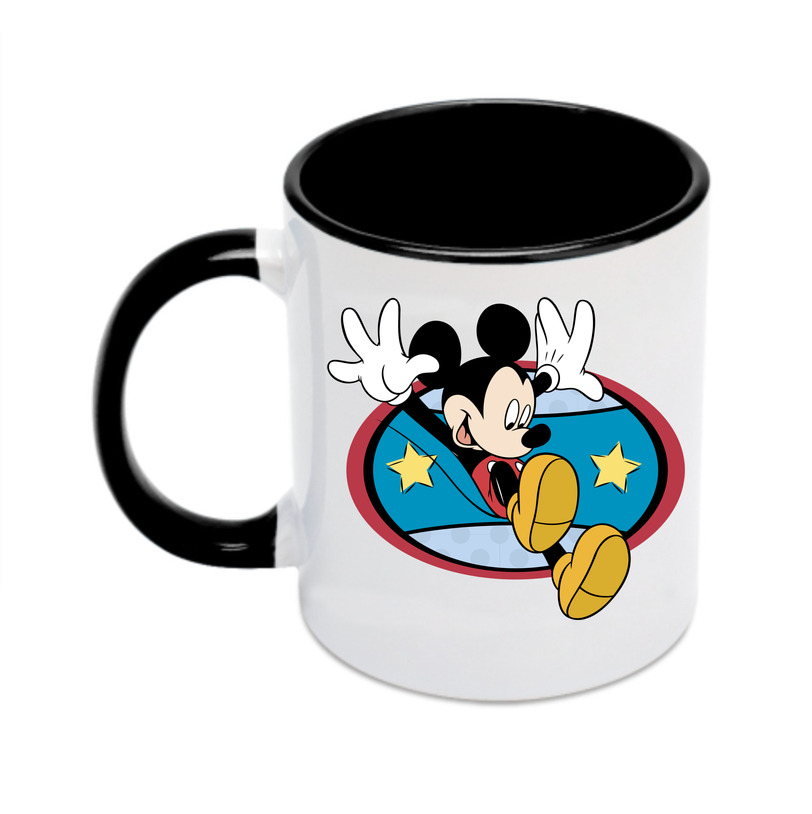（画像用） ミッキーマウス Mickey Mouse カラーマグカップ