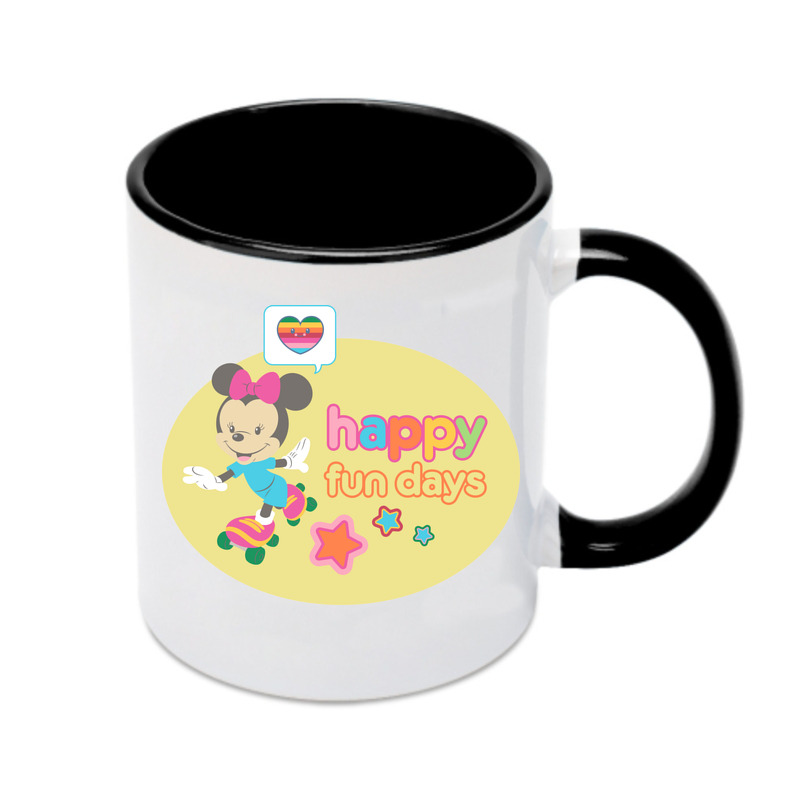 （画像用） ミッキーマウス Mickey Mouse カラーマグカップ
