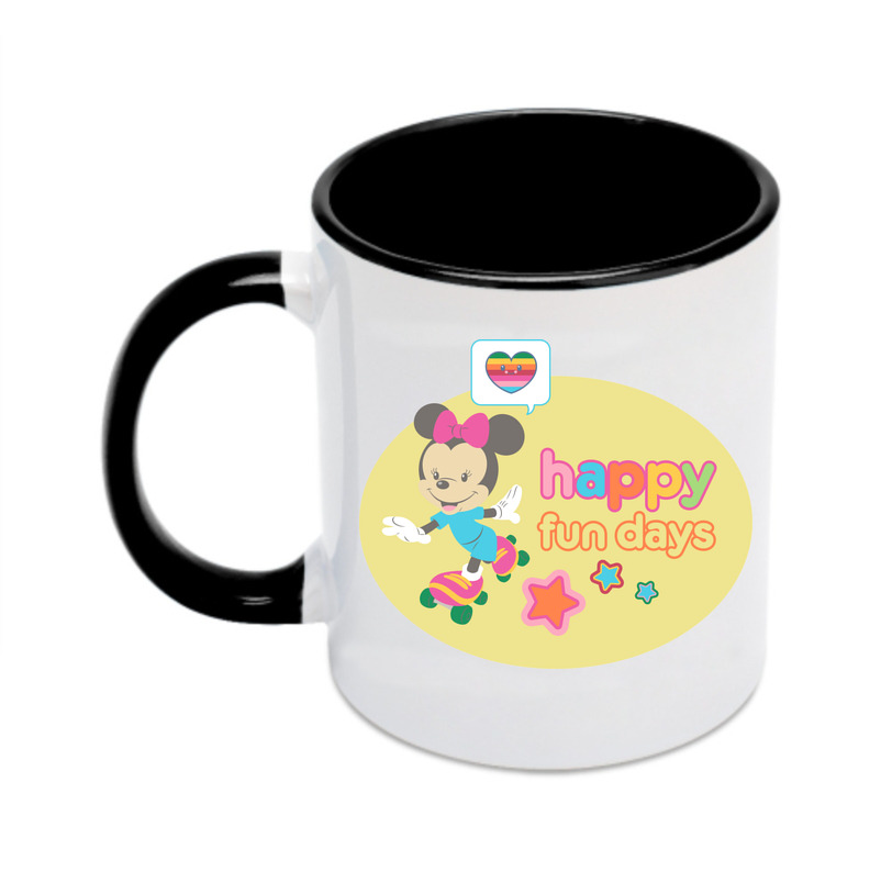 （画像用） ミッキーマウス Mickey Mouse カラーマグカップ