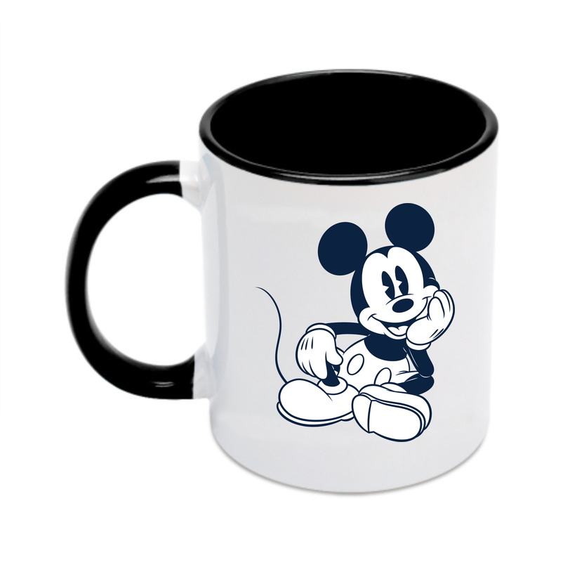 （画像用） ミッキーマウス Mickey Mouse カラーマグカップ