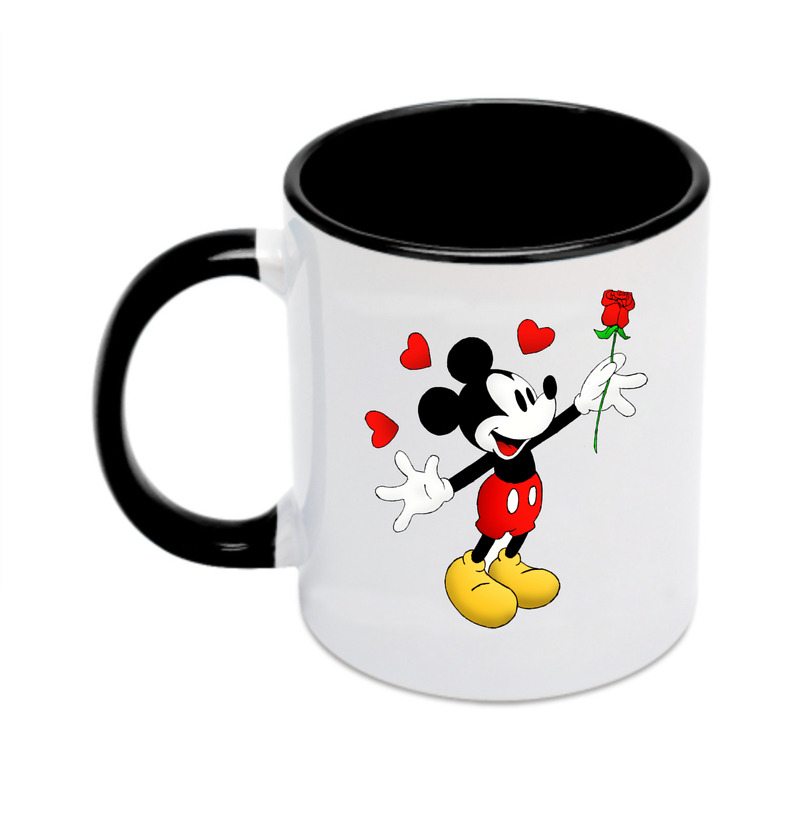 ミッキーマウス Mickey Mouse カラーマグカップ