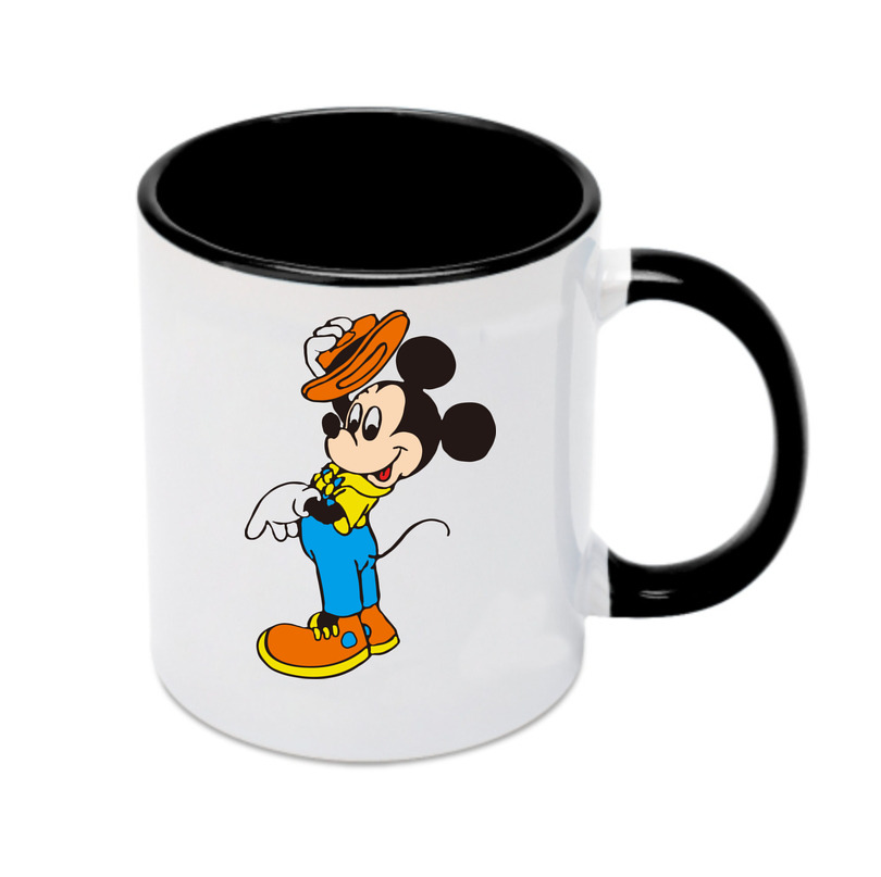 （画像用） ミッキーマウス Mickey Mouse カラーマグカップ