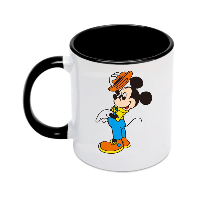（画像用） ミッキーマウス Mickey Mouse カラーマグカップ