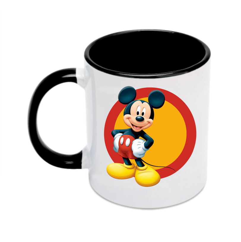 ミッキーマウス Mickey Mouse カラーマグカップ