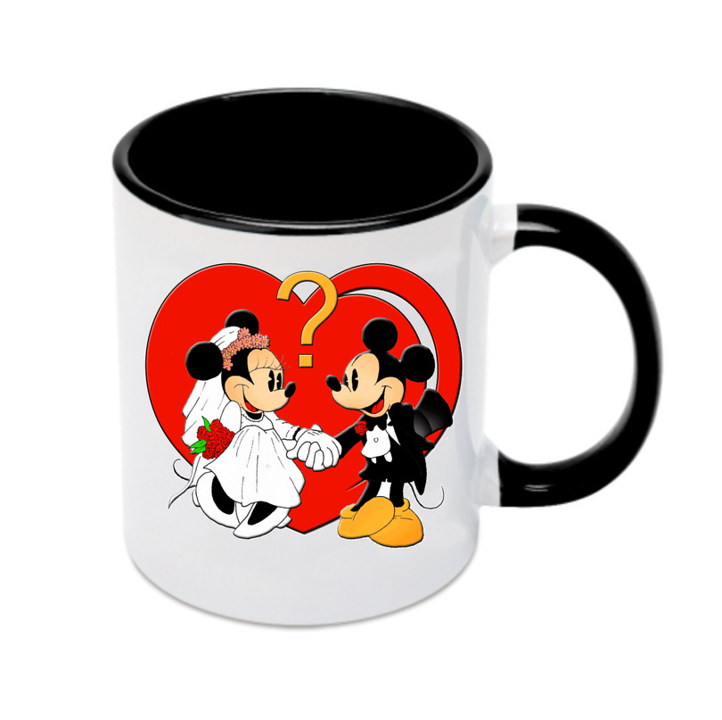 ミッキーマウス Mickey Mouse カラーマグカップ