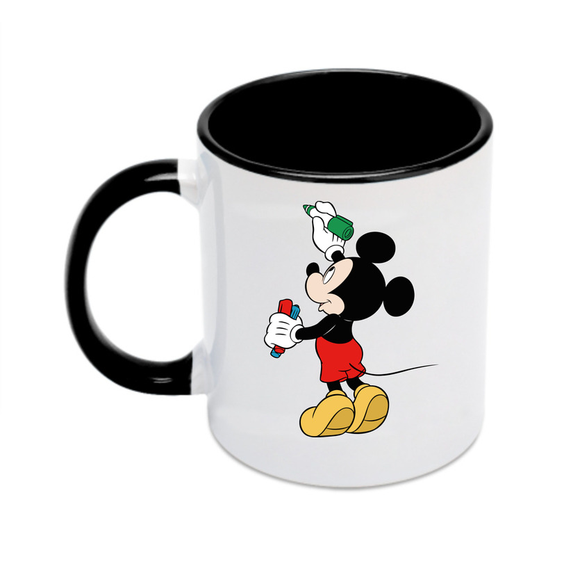 ミッキーマウス Mickey Mouse カラーマグカップ