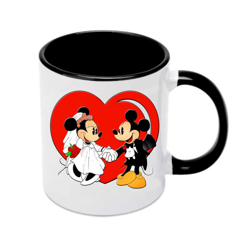 （画像用） ミッキーマウス Mickey Mouse カラーマグカップ
