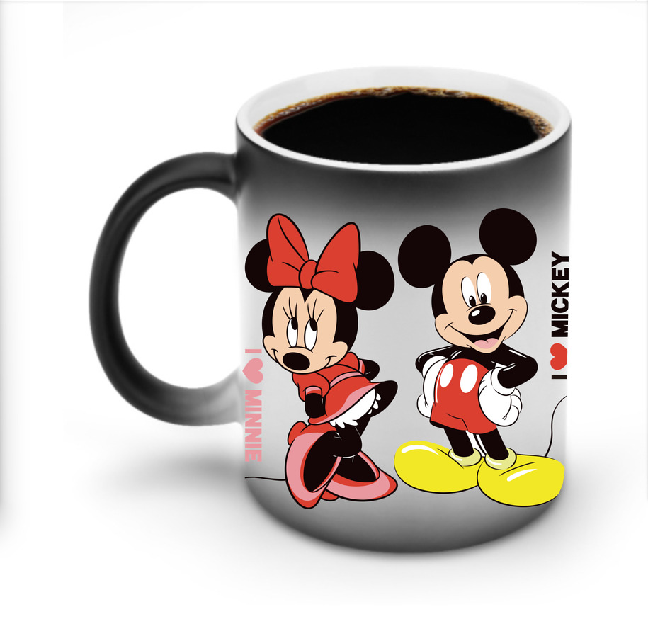 ミッキーマウス Mickey Mouse 温度変色マグカップ