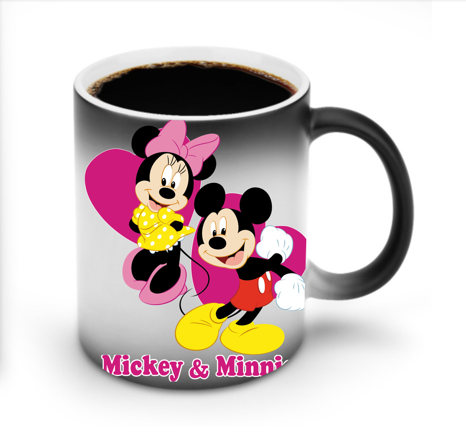 ミッキーマウス Mickey Mouse 温度変色マグカップ