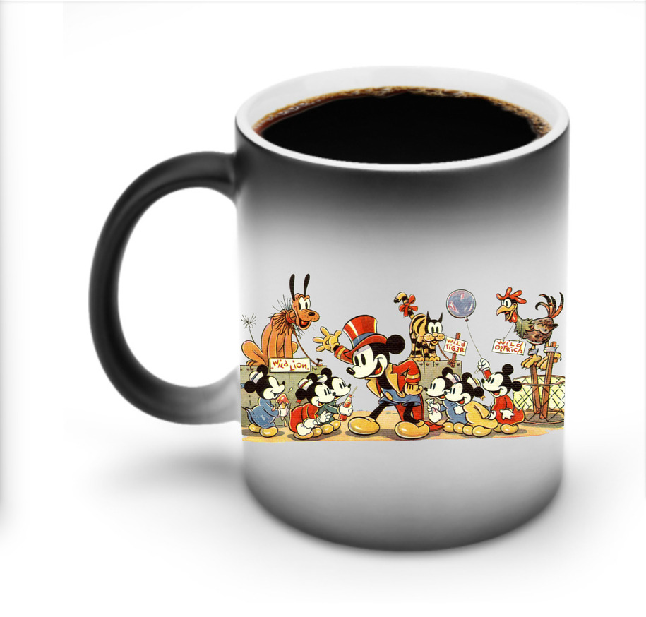 ミッキーマウス Mickey Mouse 温度変色マグカップ