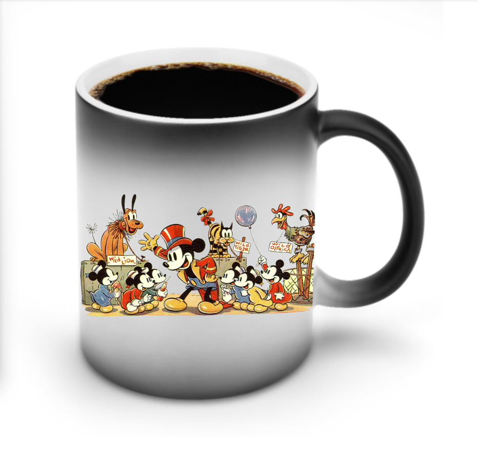 ミッキーマウス Mickey Mouse 温度変色マグカップ