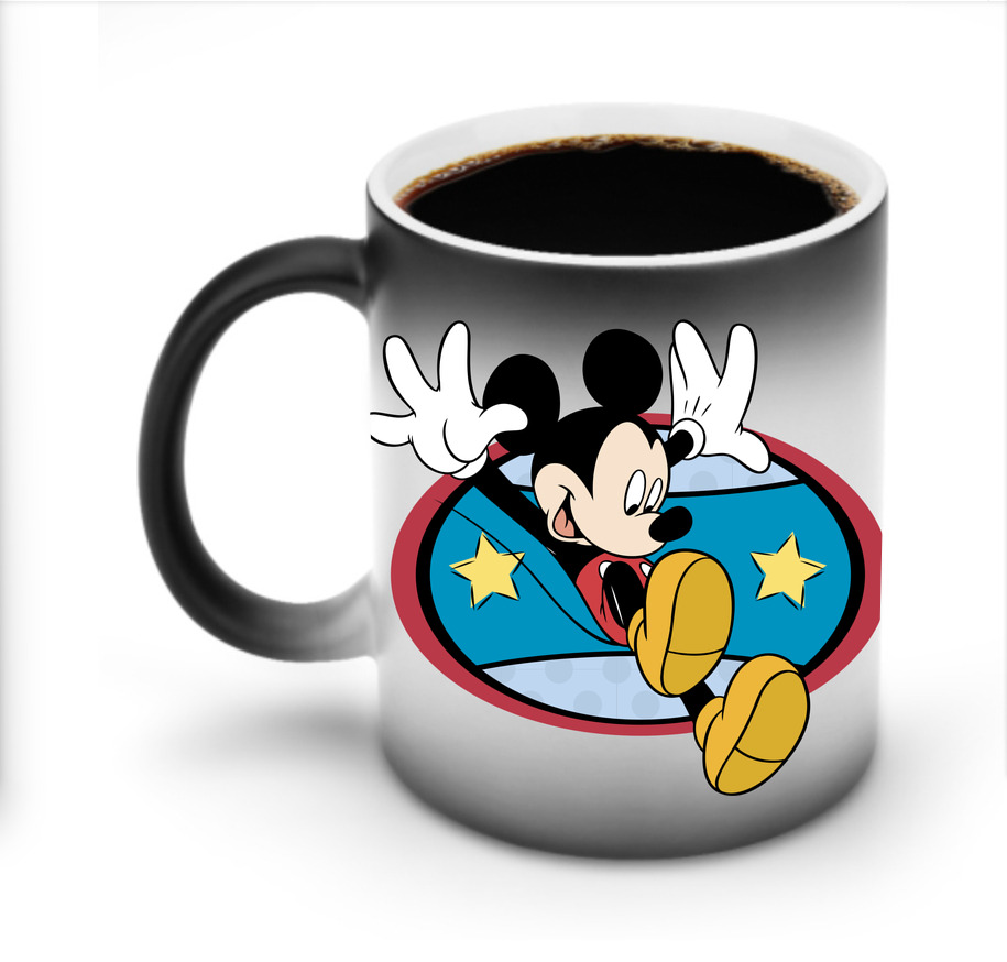 ミッキーマウス Mickey Mouse 温度変色マグカップ