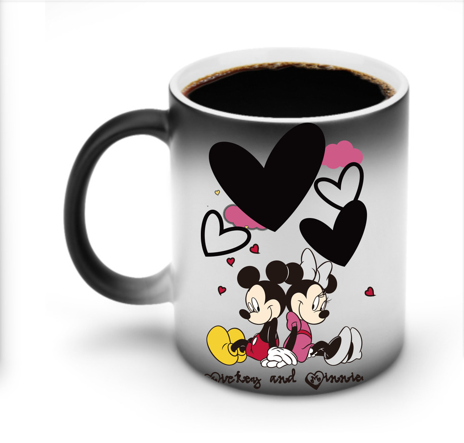 ミッキーマウス Mickey Mouse 温度変色マグカップ