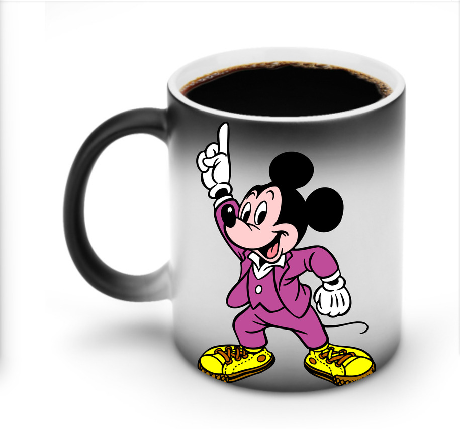 （画像用） ミッキーマウス Mickey Mouse 温度変色マグカップ