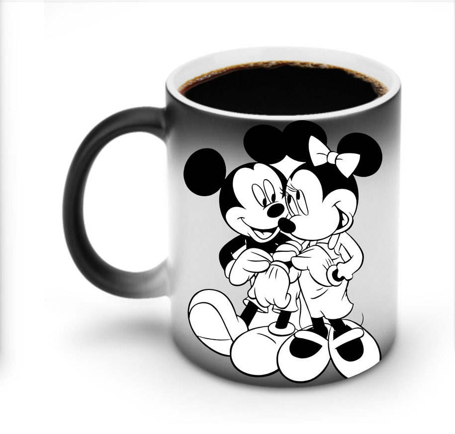 ミッキーマウス Mickey Mouse 温度変色マグカップ