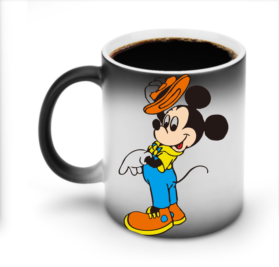 ミッキーマウス Mickey Mouse 温度変色マグカップ