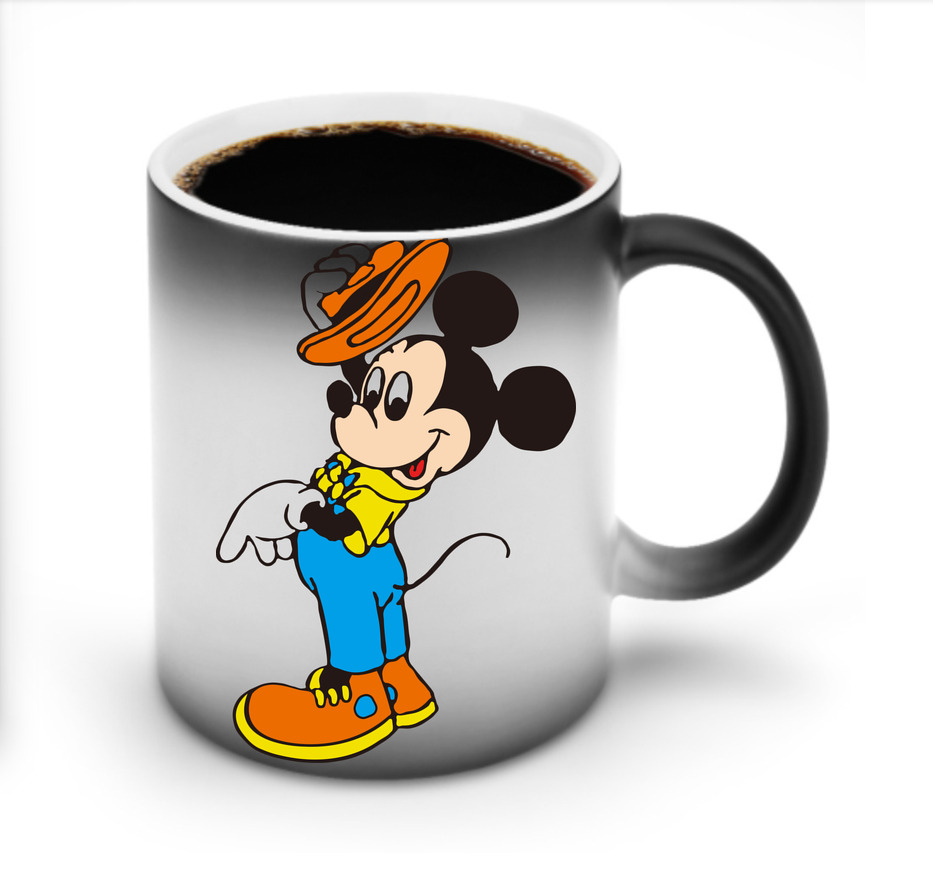 ミッキーマウス Mickey Mouse 温度変色マグカップ