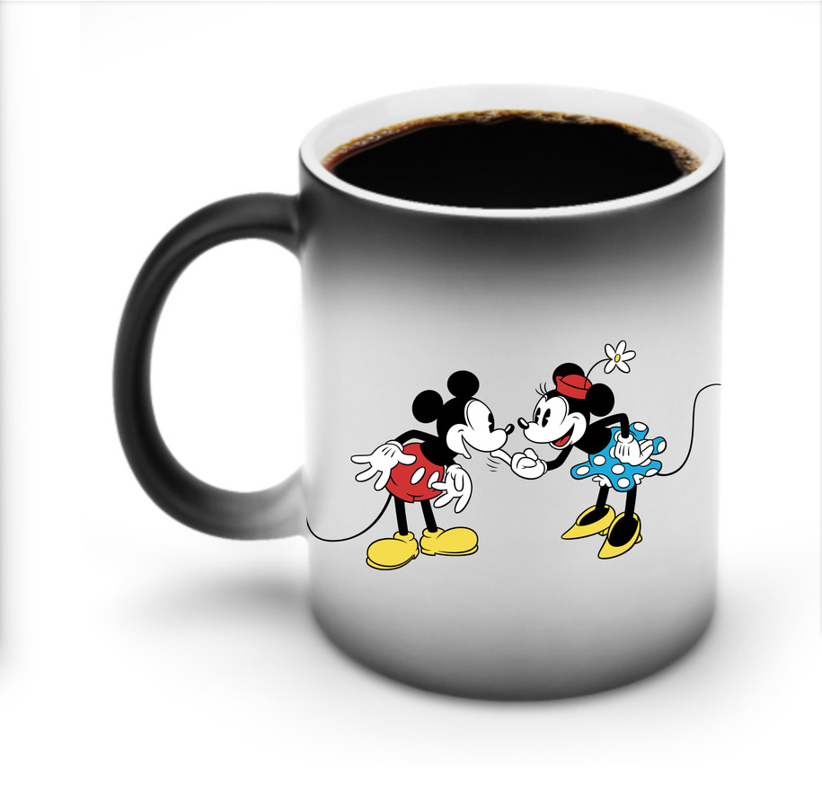 ミッキーマウス Mickey Mouse 温度変色マグカップ