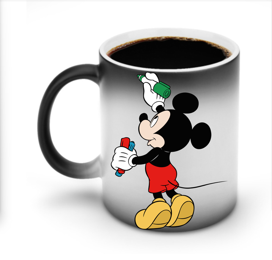ミッキーマウス Mickey Mouse 温度変色マグカップ