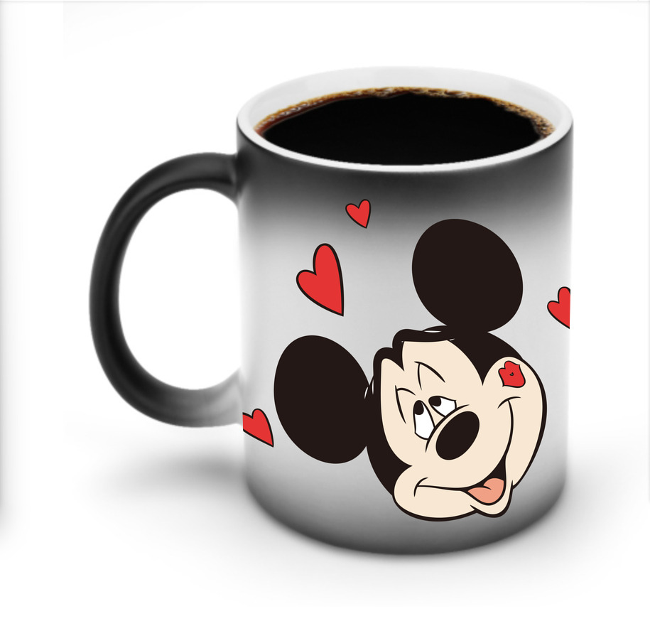 ミッキーマウス Mickey Mouse 温度変色マグカップ