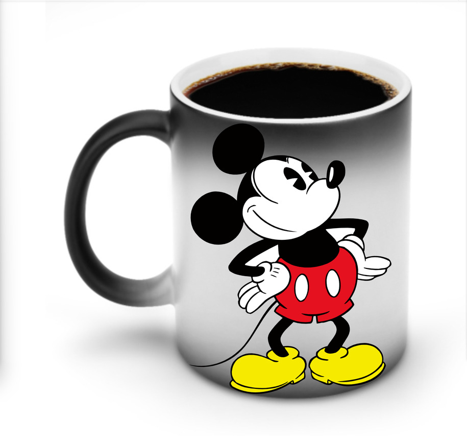 ミッキーマウス Mickey Mouse 温度変色マグカップ