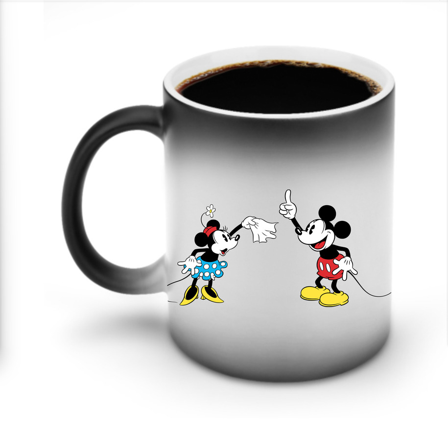 ミッキーマウス Mickey Mouse 温度変色マグカップ