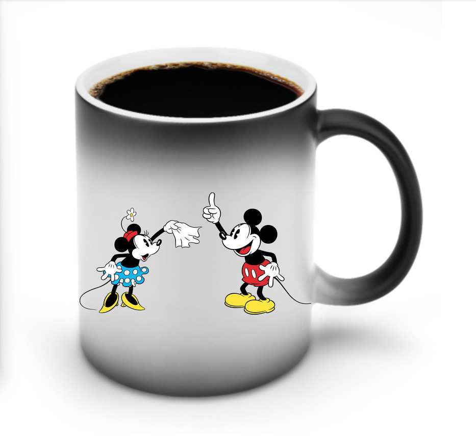 ミッキーマウス Mickey Mouse 温度変色マグカップ